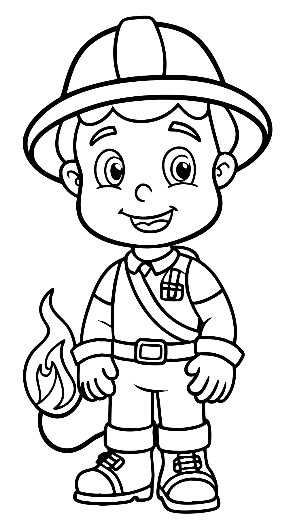 fireman printable coloring pages